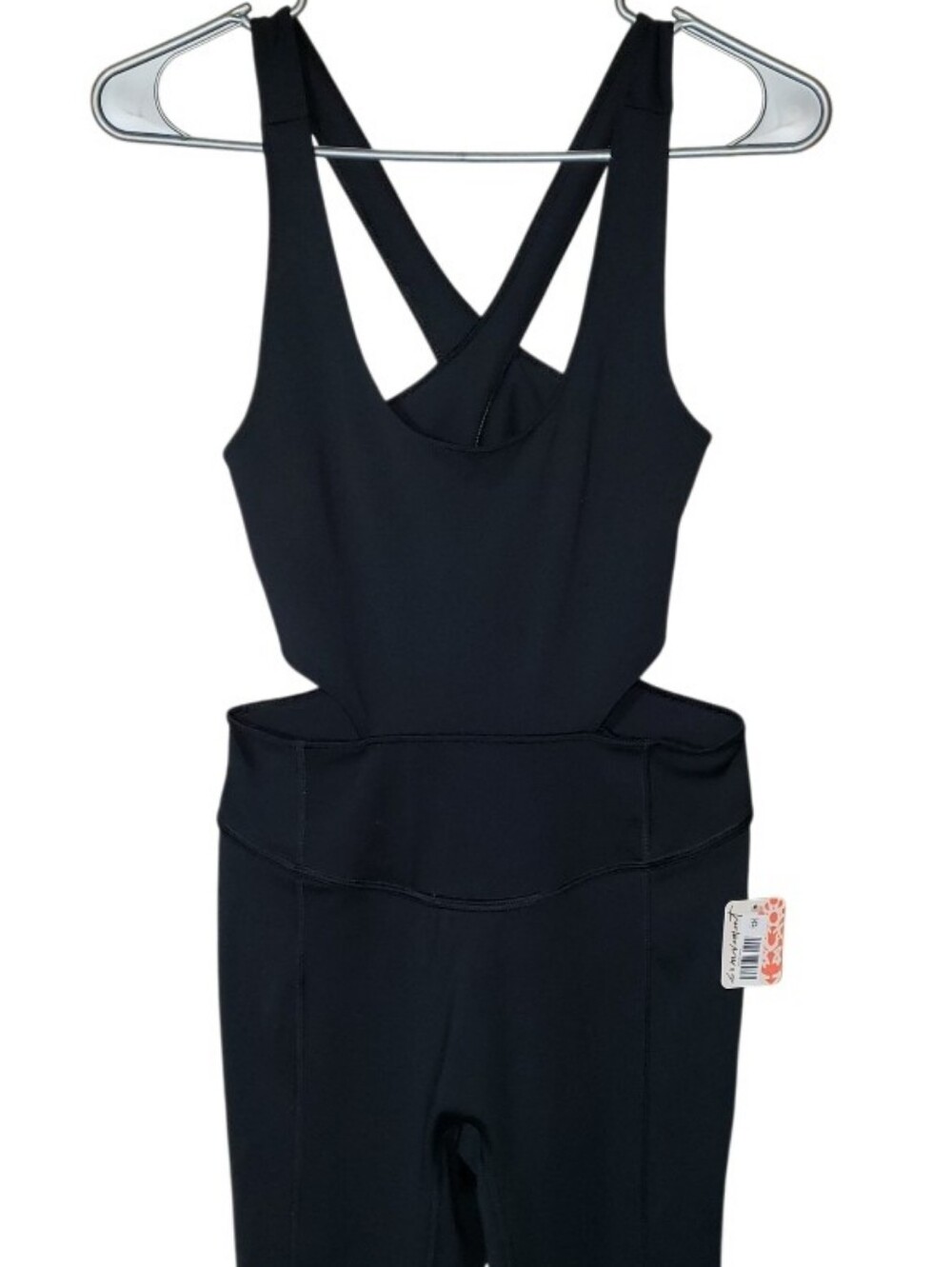 Free People Black Strappy Cutout Jumpsuit - Picture 4 of 13